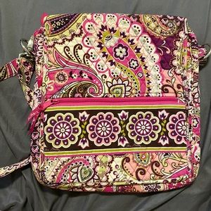 Vera Bradley Very Berry Paisley Mailbag
